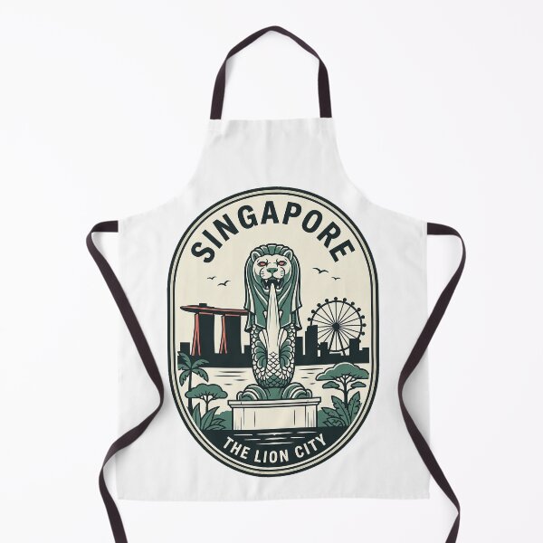 Item preview, Vintage Singapore Merlion Lion City Travel Badge designed and sold by k3rstman1.