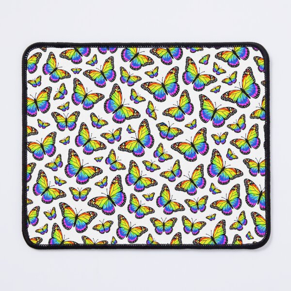 Item preview, Pride Rainbow Butterfly Print on White designed and sold by BeJolley.