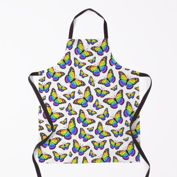 Item preview, Pride Rainbow Butterfly Print on White designed and sold by BeJolley.