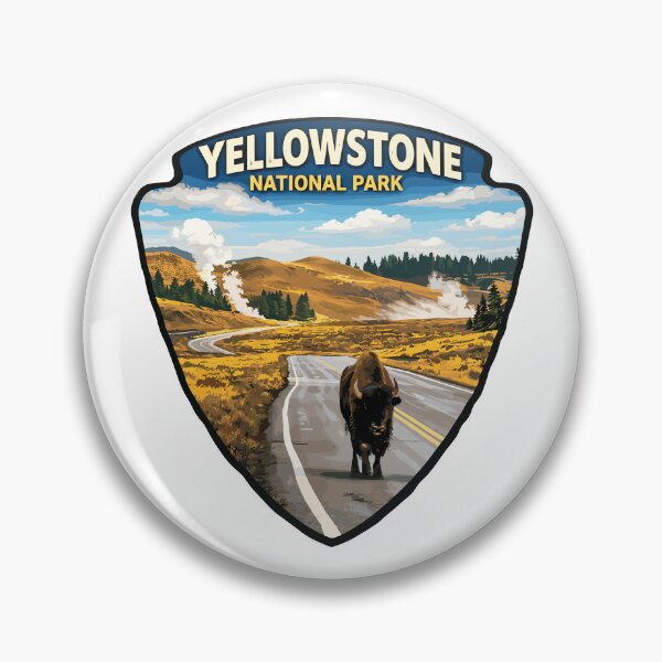 Item preview, Yellowstone National Park Retro, Old Faithful, Yellowstone River Wyoming designed and sold by Gideon Emmerich.