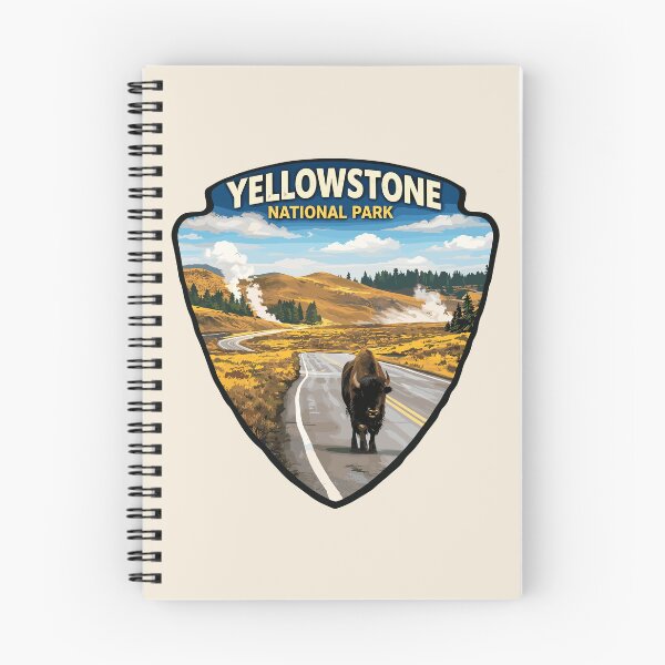 Item preview, Yellowstone National Park Retro, Old Faithful, Yellowstone River Wyoming designed and sold by Gideon Emmerich.
