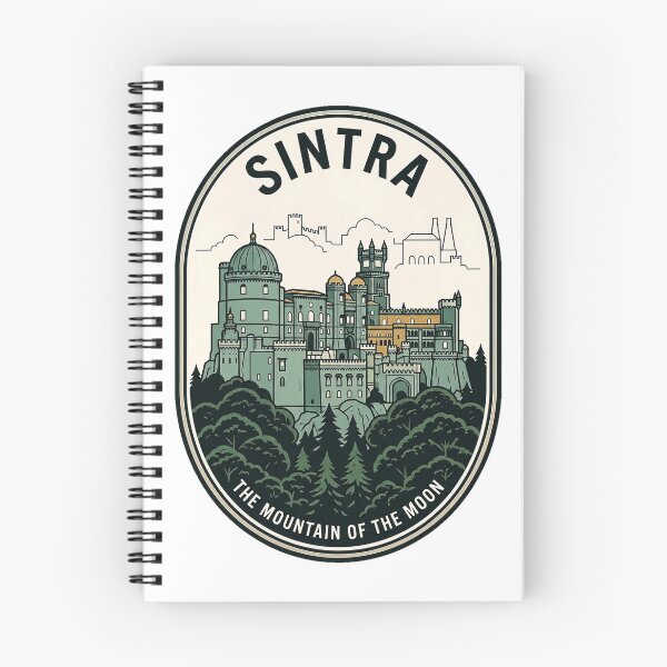 Item preview, Sintra Portugal Mountain of the Moon Vintage Badge designed and sold by k3rstman1.