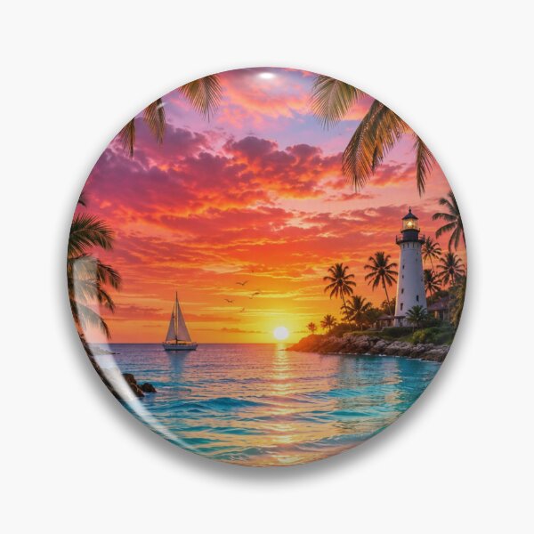 Item preview, Relaxing Tropical Beach Sunset Key West Paradise Sunset- Phone Case designed and sold by piketo.