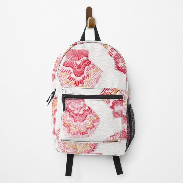 Item preview, Pattern of pink scallop shells in watercolor. designed and sold by KPierceArt.