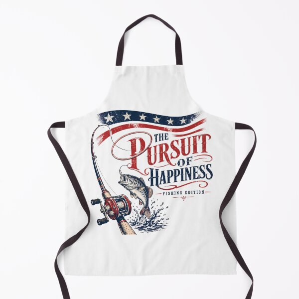 Item preview, American Flag Bass Fishing Vintage Pursuit Of Happiness designed and sold by chattsuede.