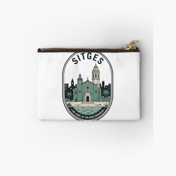 Item preview, Sitges Spain Mediterranean Coastal Town Travel Badge designed and sold by k3rstman1.