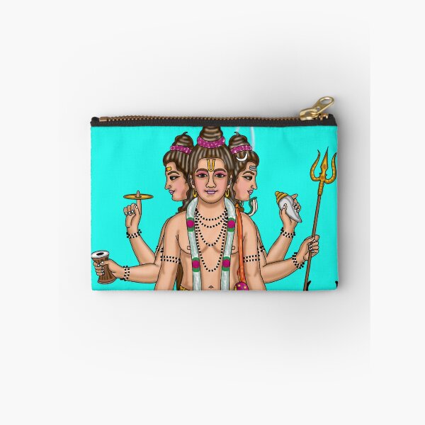 Item preview, Lord Dattatreya Artwork | Sacred Hindu Divine Digital Illustration designed and sold by Harshit_Digital_Arts.