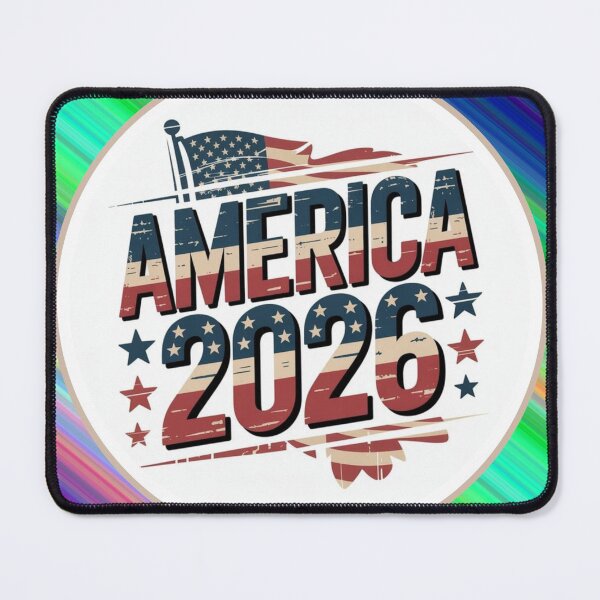 Item preview, america2026with a flag,BGcolors t-shirt designed and sold by idizayilstore.