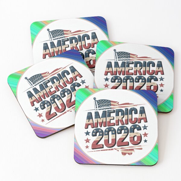 Item preview, america2026with a flag,BGcolors t-shirt designed and sold by idizayilstore.