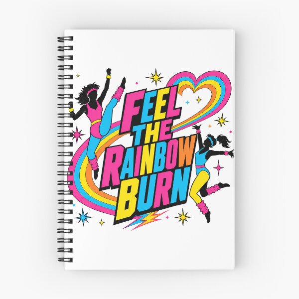 Item preview, Feel The Rainbow Burn 80s Aerobics Women designed and sold by chattsuede.