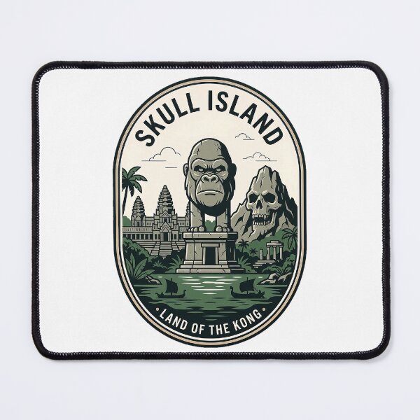 Item preview, Retro Skull Island Land of the Kong Gorilla designed and sold by k3rstman1.