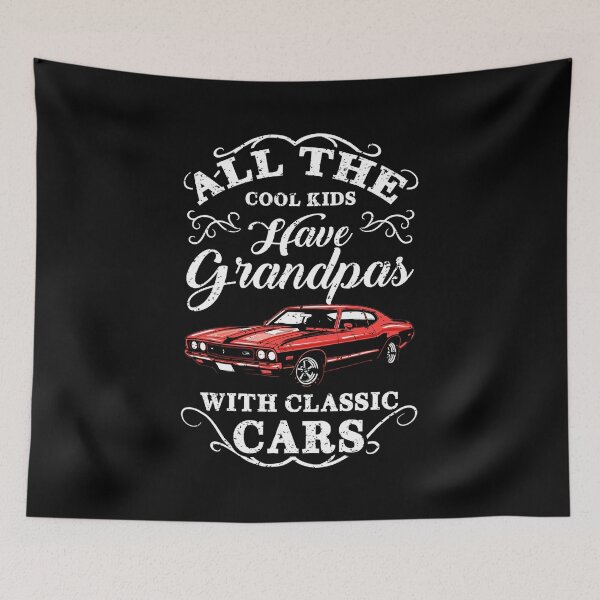 Item preview, All Cool Kids Have Grandpas With Classic Cars Vintage Retro designed and sold by Dmetalx Art Apparel.