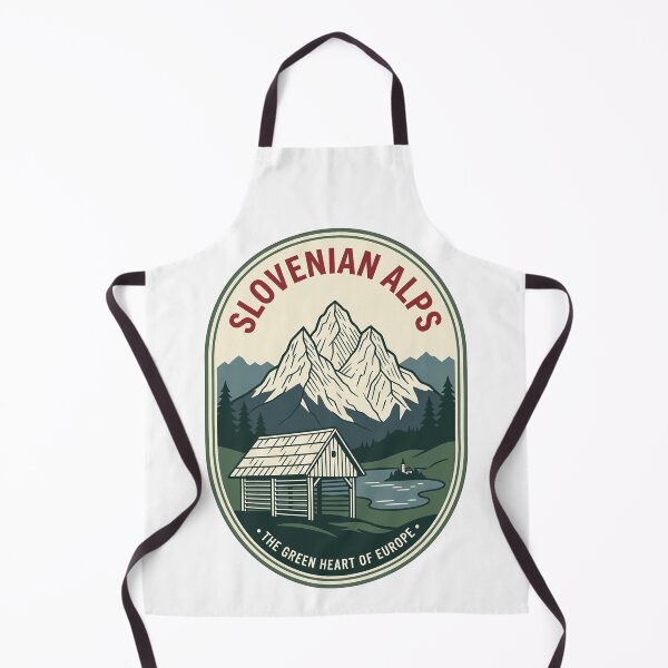 Item preview, Vintage Slovenian Alps Lake Bled Mountain Badge designed and sold by k3rstman1.