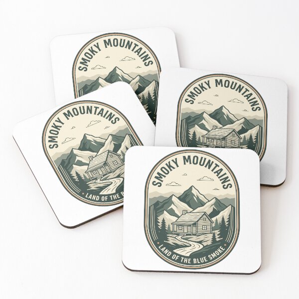 Item preview, Vintage Smoky Mountains Log Cabin Nature Badge designed and sold by k3rstman1.