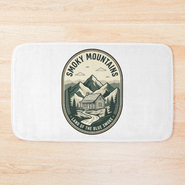 Item preview, Vintage Smoky Mountains Log Cabin Nature Badge designed and sold by k3rstman1.