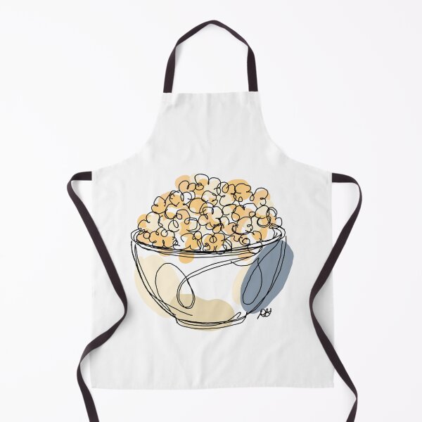 Item preview, Popcorn Bowl Movie Night Line Art designed and sold by Evil B Creative.