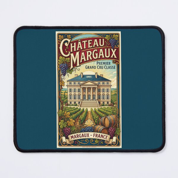 Item preview, Château Margaux Art Nouveau Poster designed and sold by travelwitheric.