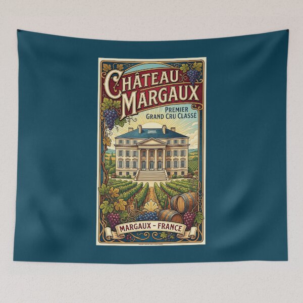 Item preview, Château Margaux Art Nouveau Poster designed and sold by travelwitheric.