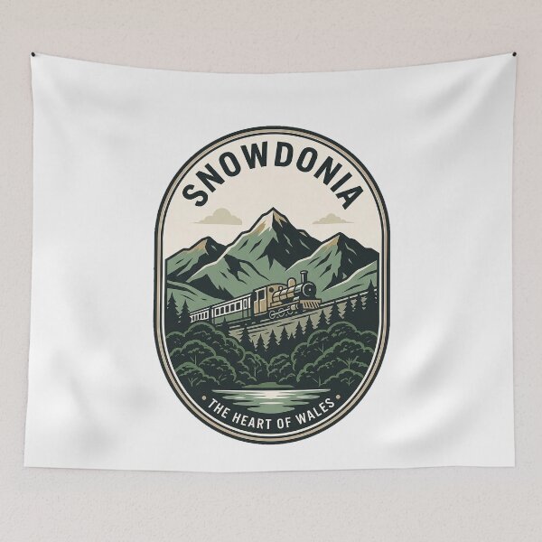 Item preview, Vintage Snowdonia Wales Mountain Railway National Park designed and sold by k3rstman1.
