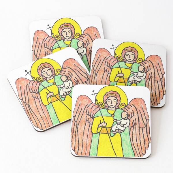 Item preview, Guardian Angel with Child designed and sold by Anna Pardee Makes.