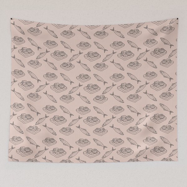 Item preview, Costal Smørrebrød | Scandinavian Line Art designed and sold by DelicateBalance.