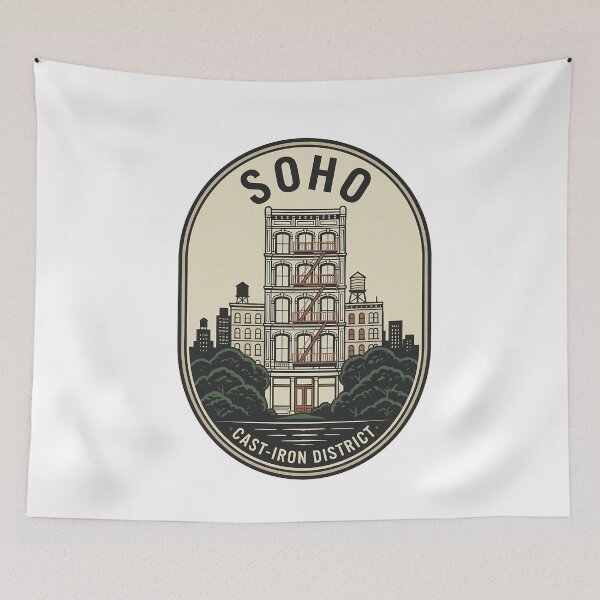 Item preview, Vintage SoHo Cast Iron District NYC Architecture designed and sold by k3rstman1.