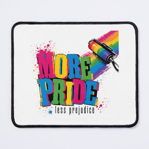 Item preview, More Pride Less Prejudice Rainbow Paint Roller designed and sold by chattsuede.