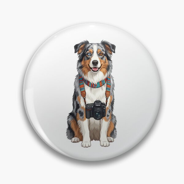 Item preview, Australian Shepherd Photography Club Camera Travel Photo Art designed and sold by PictoVibe.