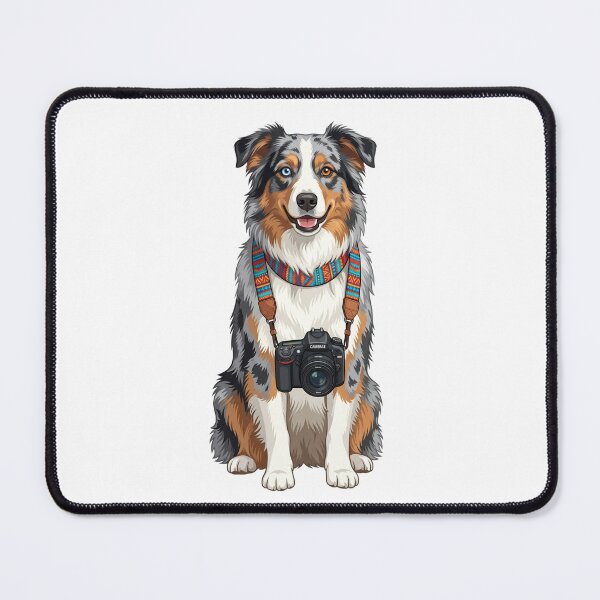 Item preview, Australian Shepherd Photography Club Camera Travel Photo Art designed and sold by PictoVibe.