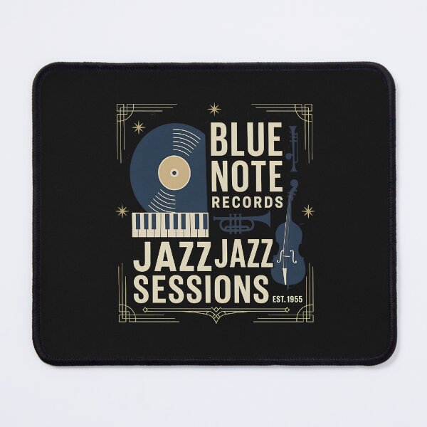 Item preview, Vintage Jazz Music Vinyl Record Design designed and sold by DoodleVerseDark.