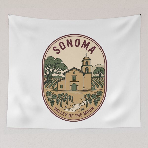 Item preview, Sonoma Valley of the Moon Vintage Vineyard designed and sold by k3rstman1.