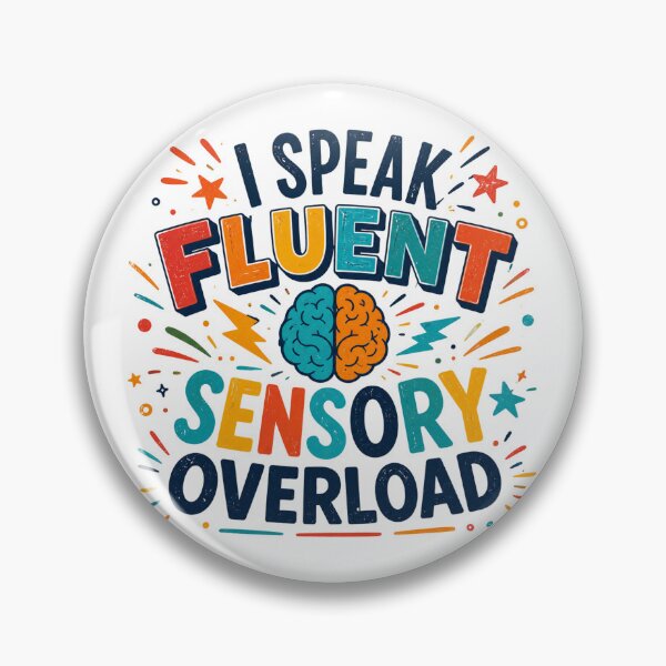 Item preview, I Speak Fluent Sensory Overload Funny Neurodivergent ADHD Autism Design designed and sold by CollectionsJEm.