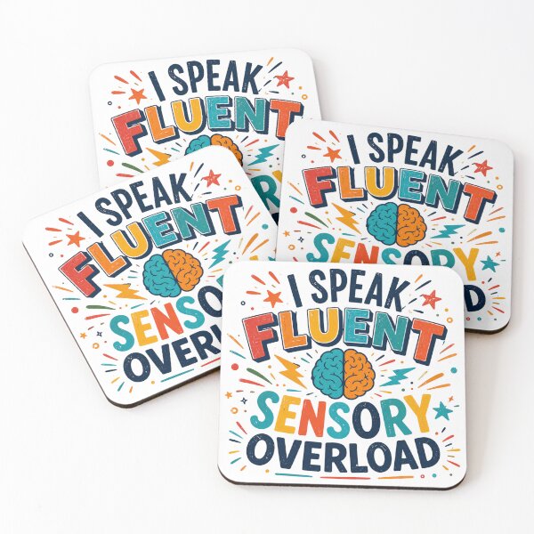 Item preview, I Speak Fluent Sensory Overload Funny Neurodivergent ADHD Autism Design designed and sold by CollectionsJEm.