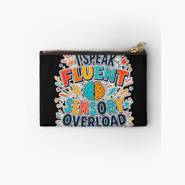 Item preview, I Speak Fluent Sensory Overload Funny Neurodivergent ADHD Autism Design designed and sold by CollectionsJEm.
