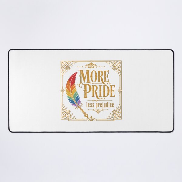 Item preview, More Pride Less Prejudice Rainbow Quill Victorian Literary designed and sold by chattsuede.