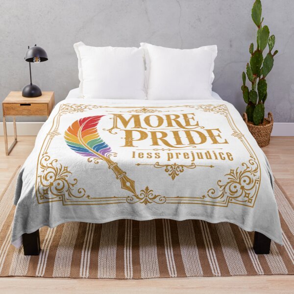 Item preview, More Pride Less Prejudice Rainbow Quill Victorian Literary designed and sold by chattsuede.