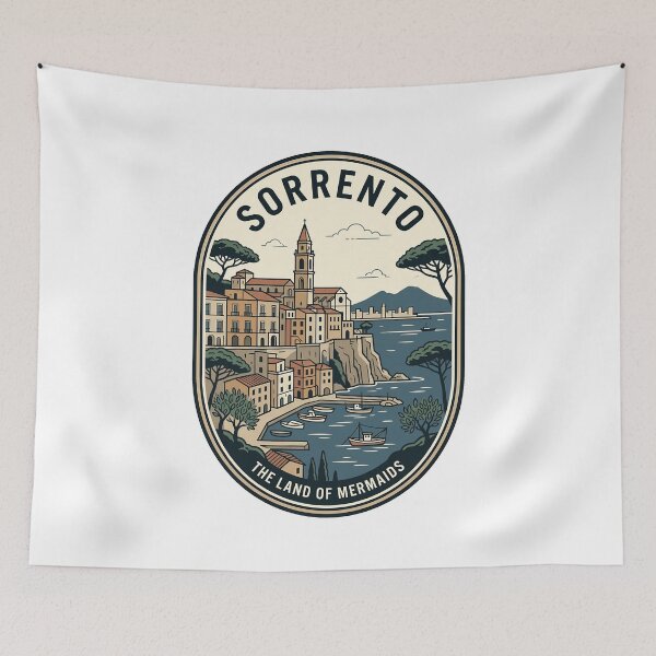 Item preview, Sorrento Italy Land of Mermaids Vintage Travel designed and sold by k3rstman1.