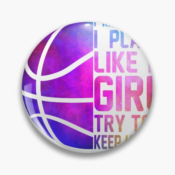 Item preview, Colourful Teens & Women I Know I Play Like A Girl Basketball T-Shirt designed and sold by gidget-gadget.