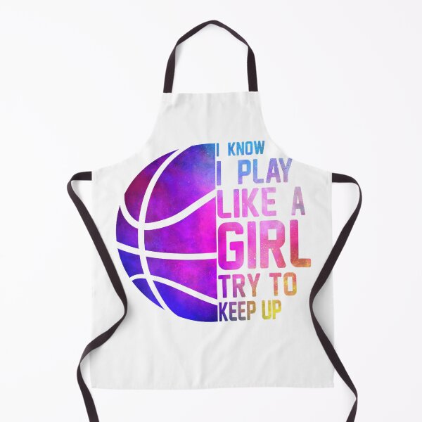 Item preview, Colourful Teens & Women I Know I Play Like A Girl Basketball T-Shirt designed and sold by gidget-gadget.