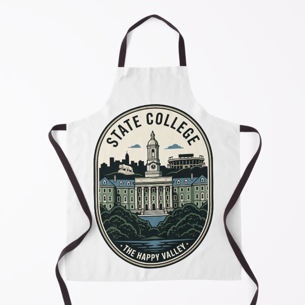 Item preview, Retro State College Happy Valley Pennsylvania Travel Badge designed and sold by k3rstman1.