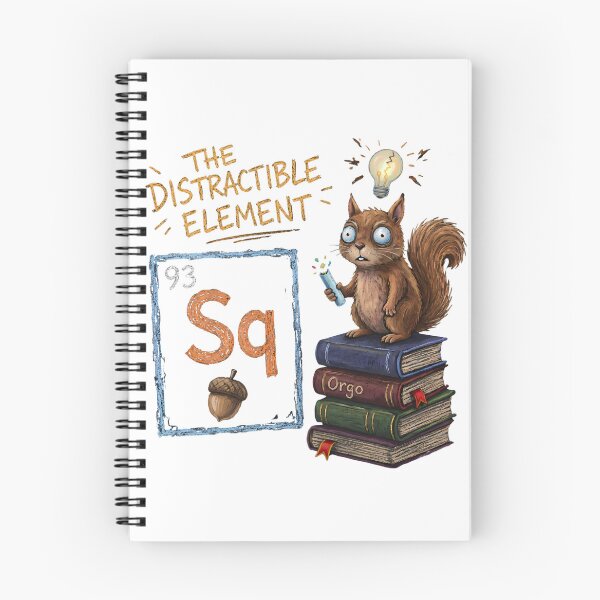 Item preview, Orgo Squirrel Periodic Table Cute Cartoon Chemistry Humor designed and sold by chattsuede.