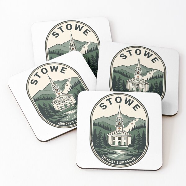 Item preview, Stowe Vermont Ski Capital Vintage Mountain Badge designed and sold by k3rstman1.