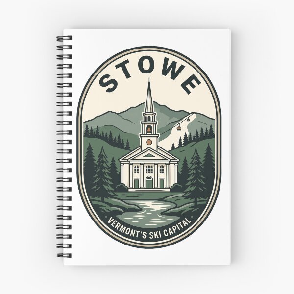 Item preview, Stowe Vermont Ski Capital Vintage Mountain Badge designed and sold by k3rstman1.