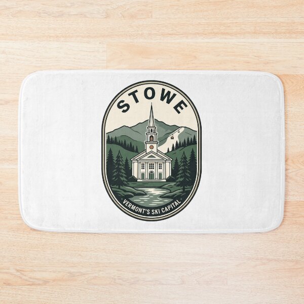 Item preview, Stowe Vermont Ski Capital Vintage Mountain Badge designed and sold by k3rstman1.