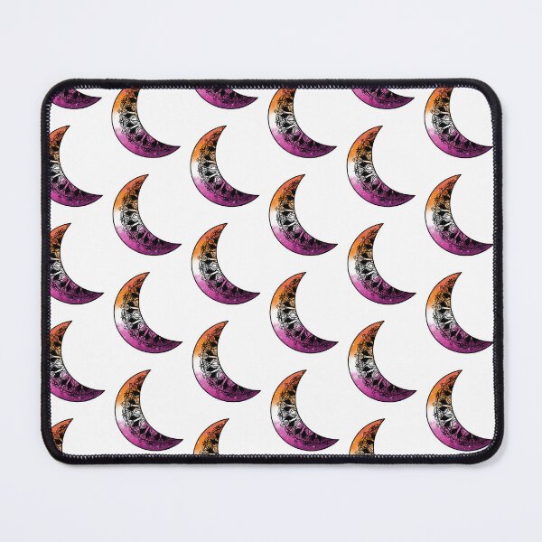 Item preview, LGBTQ+ Lesbian Pride Moon Galaxy Mandala designed and sold by Lady Luana Illustrations.