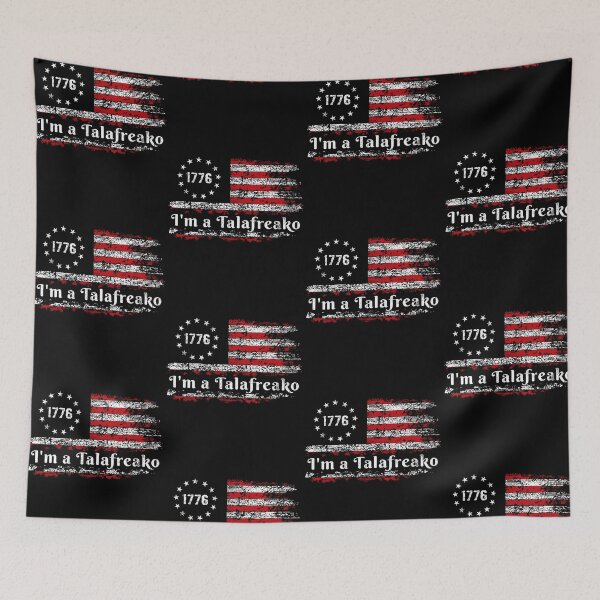 Item preview, I'm A Talafreako James Talarico Political Humor Patriotic Flag designed and sold by jinajinawoodood.