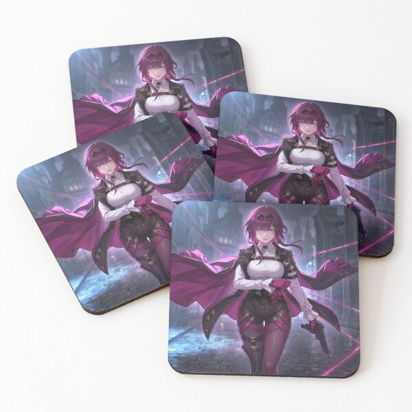 Item preview, Kafka // Honkai: Star Rail Illustration - Cyber Noir Rain Anime Art designed and sold by Astraphyllia.