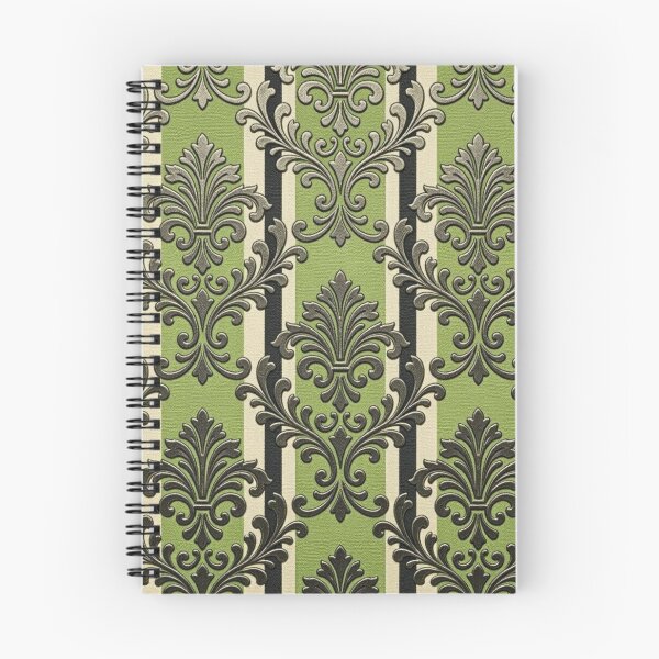 Item preview, Green Apple Striped Damask designed and sold by DesignsByPrnces.