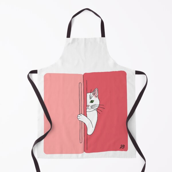 Item preview, Peekaboo Cat Hiding Colour Illustration designed and sold by Evil B Creative.