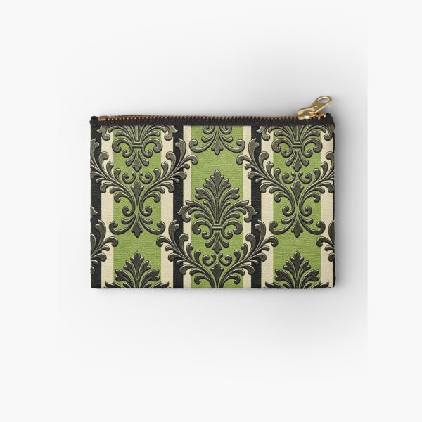Item preview, Green Apple Striped Damask designed and sold by DesignsByPrnces.